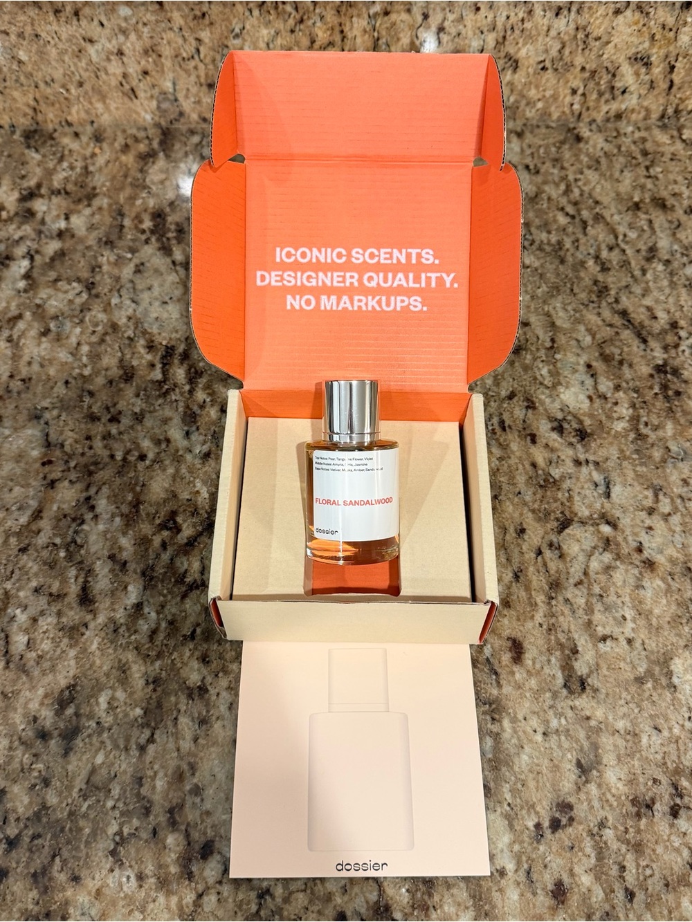 New Dossier Floral Sandalwood Extrait de Parfum Fragrance 1.7 Oz Perfume